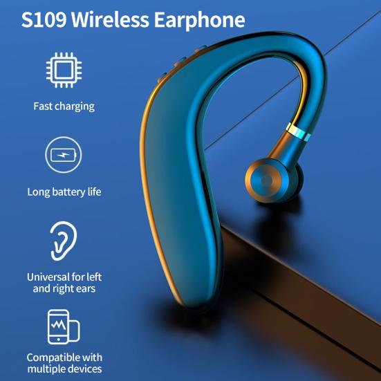 S109 Wireless Earphone Intelligent Noise Cancelling High Fidelity Ergonomic Bluetooth-compatible Mini Stereo Gaming
