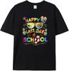 Happy Last Day of School Shirt Teachers End of Year Students T-Shirt Black