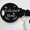 Key Hook with Strong Load-Bearing Capacity Bohemia Style Wall-mounted Decorative Key Shape Key Organizer