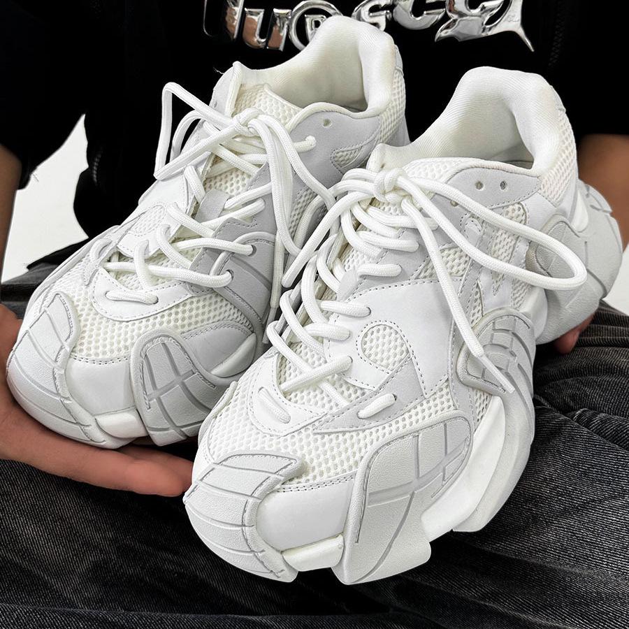 Nische Black Warrior Octopus Herren Retro Wandersneaker - Mesh Atmungsaktiv