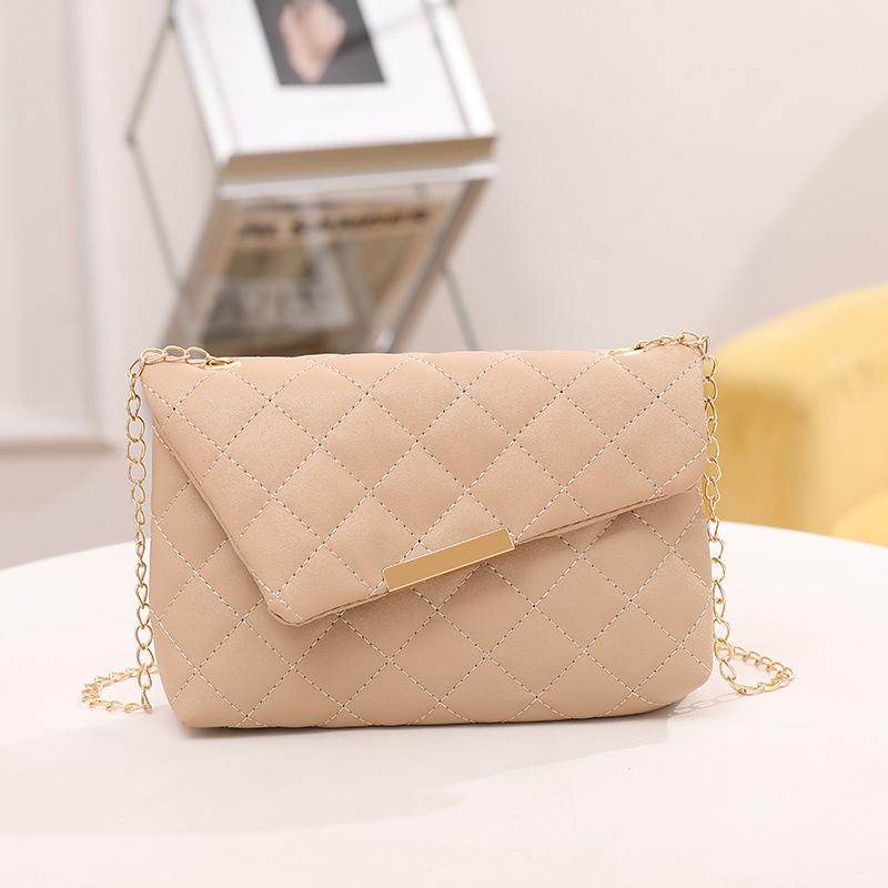 New Diamond Pattern Soft Bag Fashion Trend Chain Single Shoulder Crossbody Women's Bag