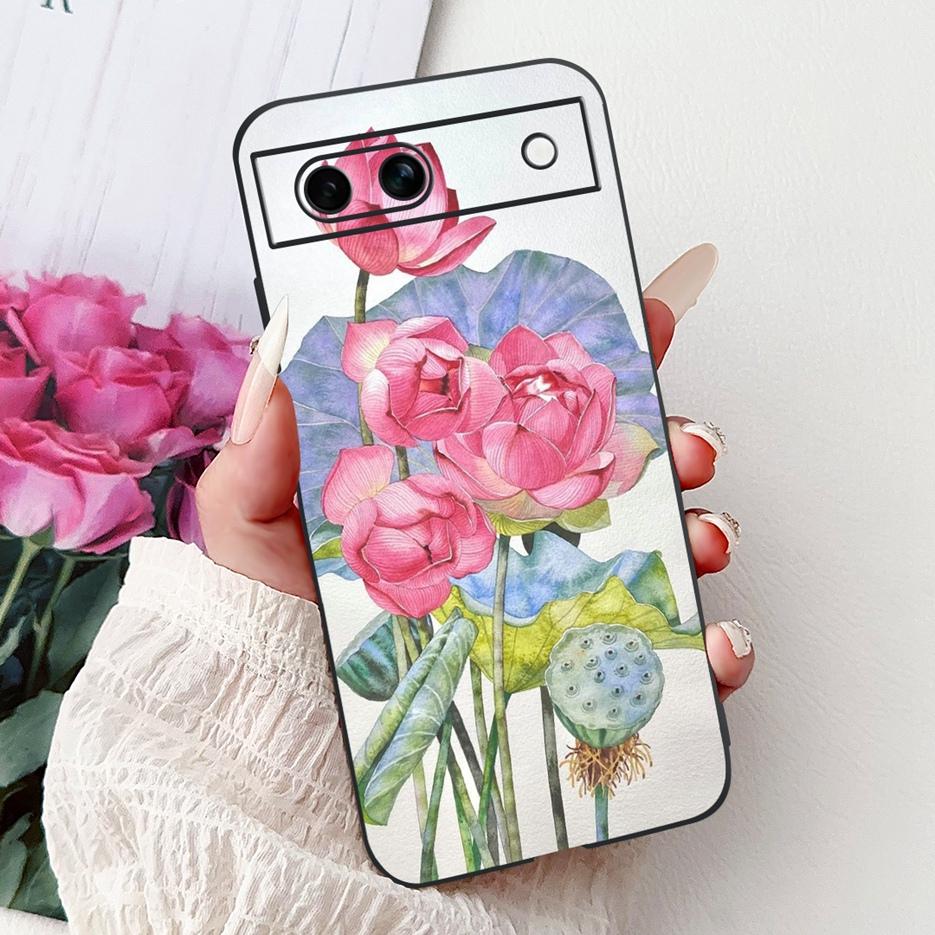 Für Google Pixel 8A Hülle Pixel8 Pro Niedliche Katze Löwe Bemalte Abdeckung Weiche TPU Handyhülle Für Google Pixel 8 Pro Pixel8A Fundas Bumper