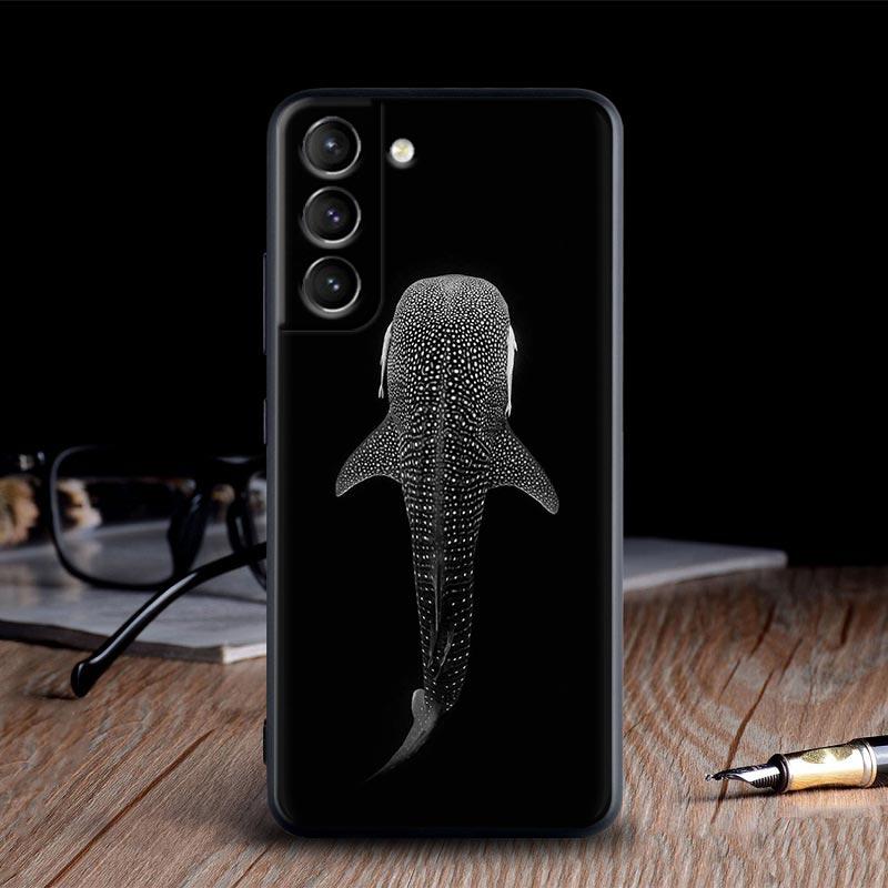 Ocean Whale Shark Swimming Case For Samsung Galaxy S24Ultra Funda S24 5G S22 S23 Ultra S20 S21 FE S10 Plus Soft Tpu Phone Cases