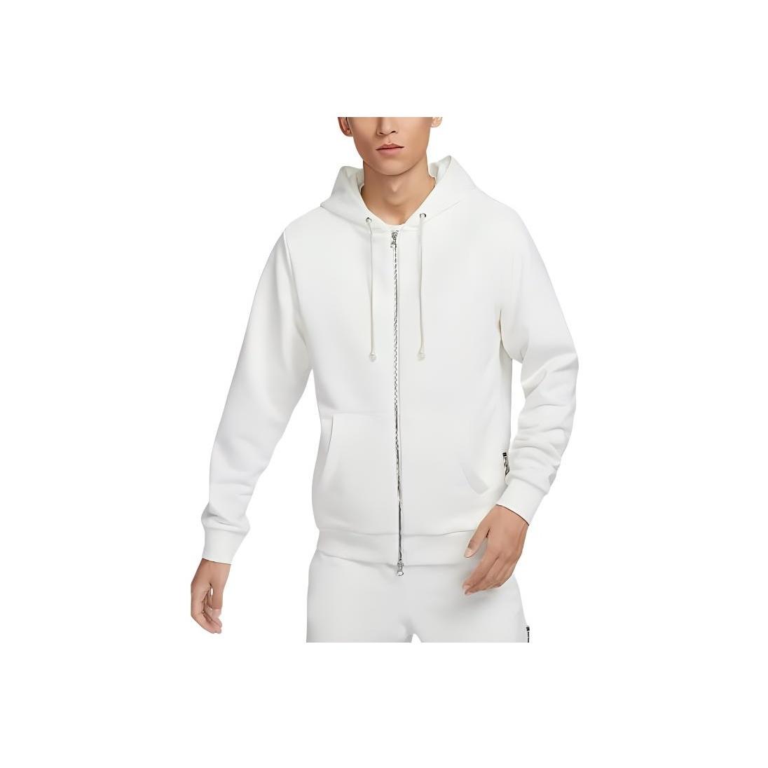 Nike Men s White Full-Zip Hooded Sweatshirt FZ0223-133 L