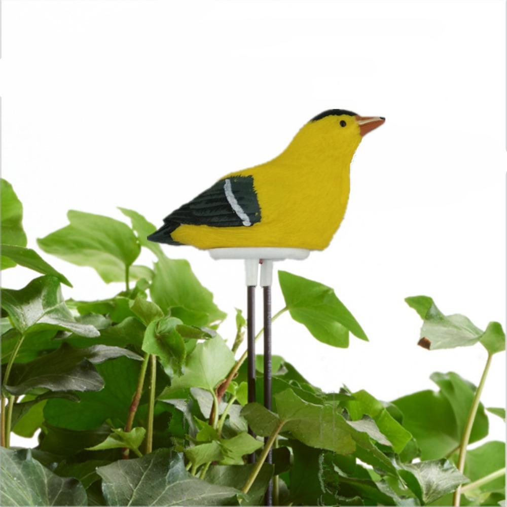 Bird Shape Plant Water Monitor Easy to Use Bird Chirping Alarm Soil Moisture Meter Smart Watering Alarm Reminder Hydroponics