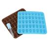 Skull Silicone Mold Ice Cube Tray Mold for Halloween Decor Dessert Chocolate 2Pcs Brown Blue