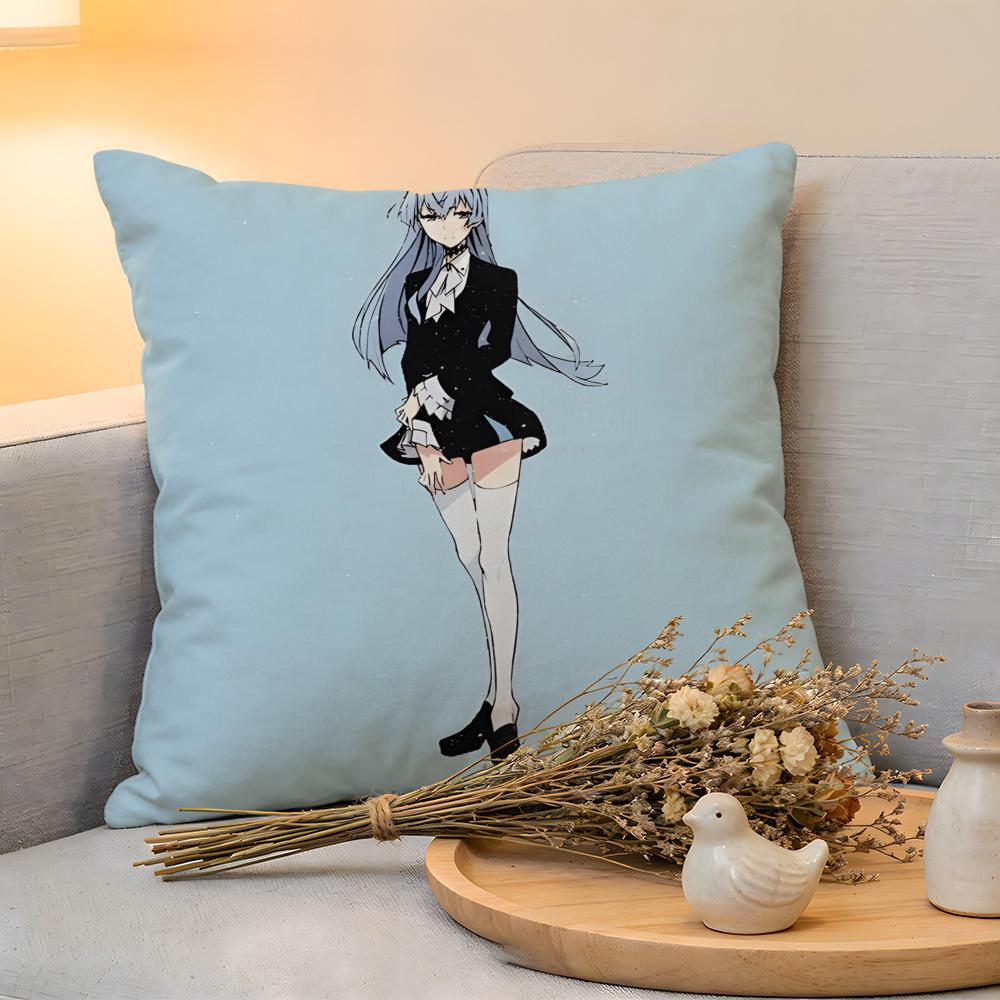 Cushion Cover  Linen  SkinFriendly Soft Decorative Case for Sofa Home Decor Anime KKiznaiver Pillow Cover