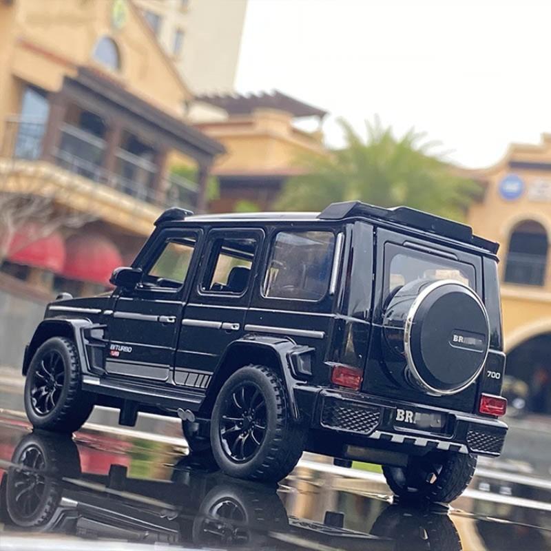 1:32 G65 G700 SUV Simulation Alloy Car Model Diecast Metal Off-road Vehicles Model Sound Light Collection Childrens Car Toy Gift