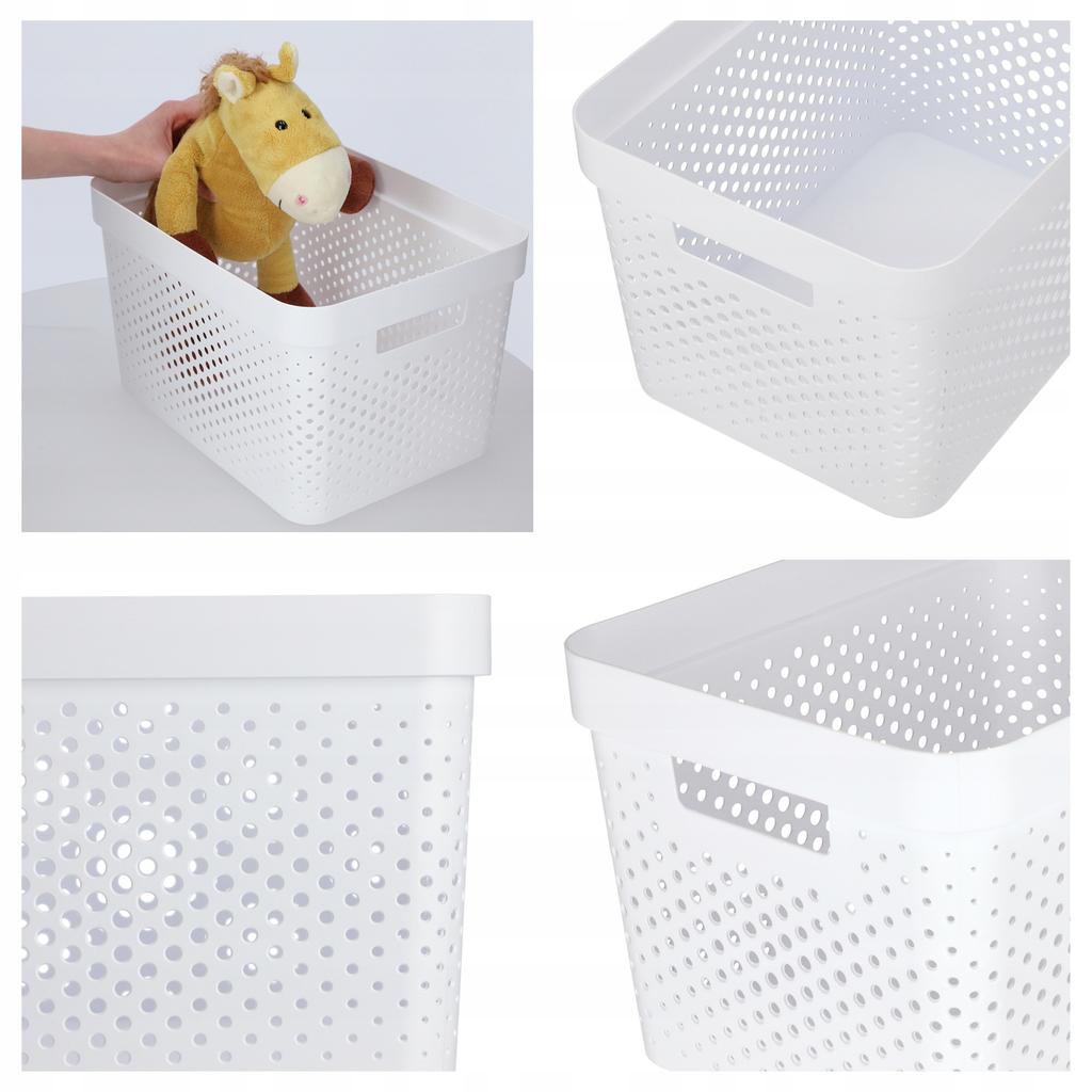 Curver Basket Container Box Organizer Set 3x
