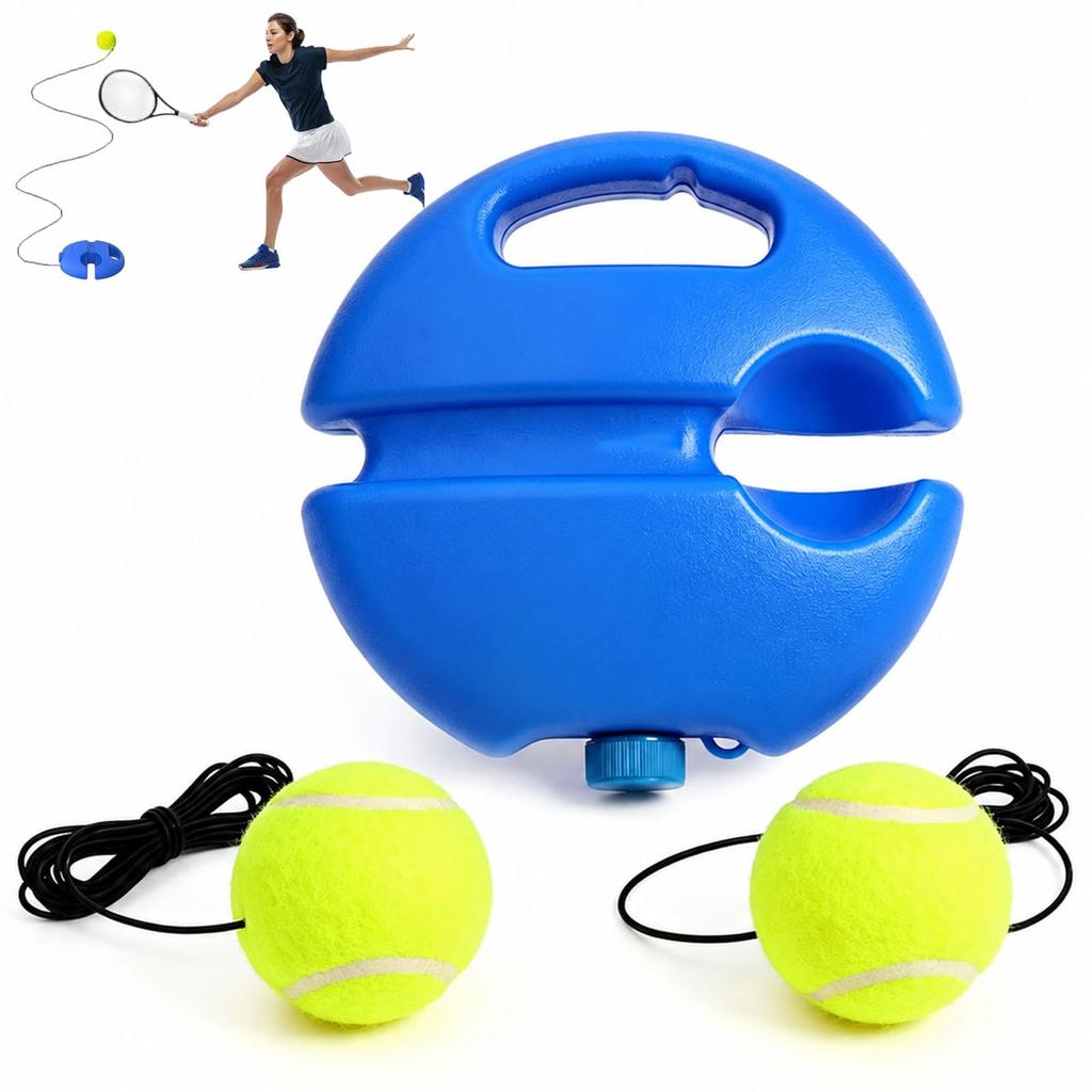 2026 New Tennis Ball Training Baseboard, Tennis Practice Rebounder, Portable Self Training Tool for Beginners,Indoor Outdoor Tennis Return Equipment