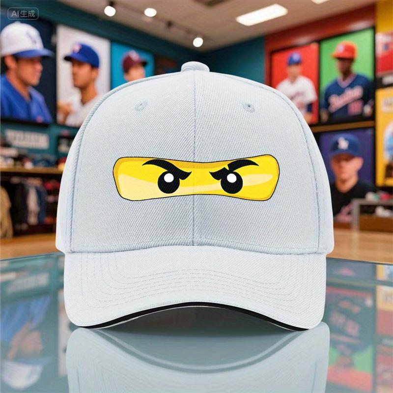 1pc Baseball Cap with Ninja Eyes  Lightweight Breathable Hat for Men  WomenAdjustable Snapback Closurefor Any Season