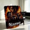 Coperta Stampata con Avatar Personalizzato e Nome Personalizzato, Decorazione per la Casa, Camera da Letto, Divano, Campeggio, Divanetto, Regali per Compleanno Natale