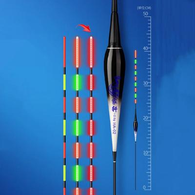New Indicator Electronic Fishing Float Buoy Strike 2 Light Rock Fishing Floats Slip Drift Tube Bobbers Night Fishing