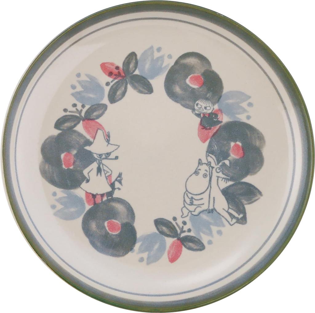 MOOMIN Ceramic Large Dessert Set of Diameter Dishwasher PeriA Gift Wedding Made In Japan Plate, Plate, 3, Gift, 21.5cm, Microwave, Safe, Tableware,