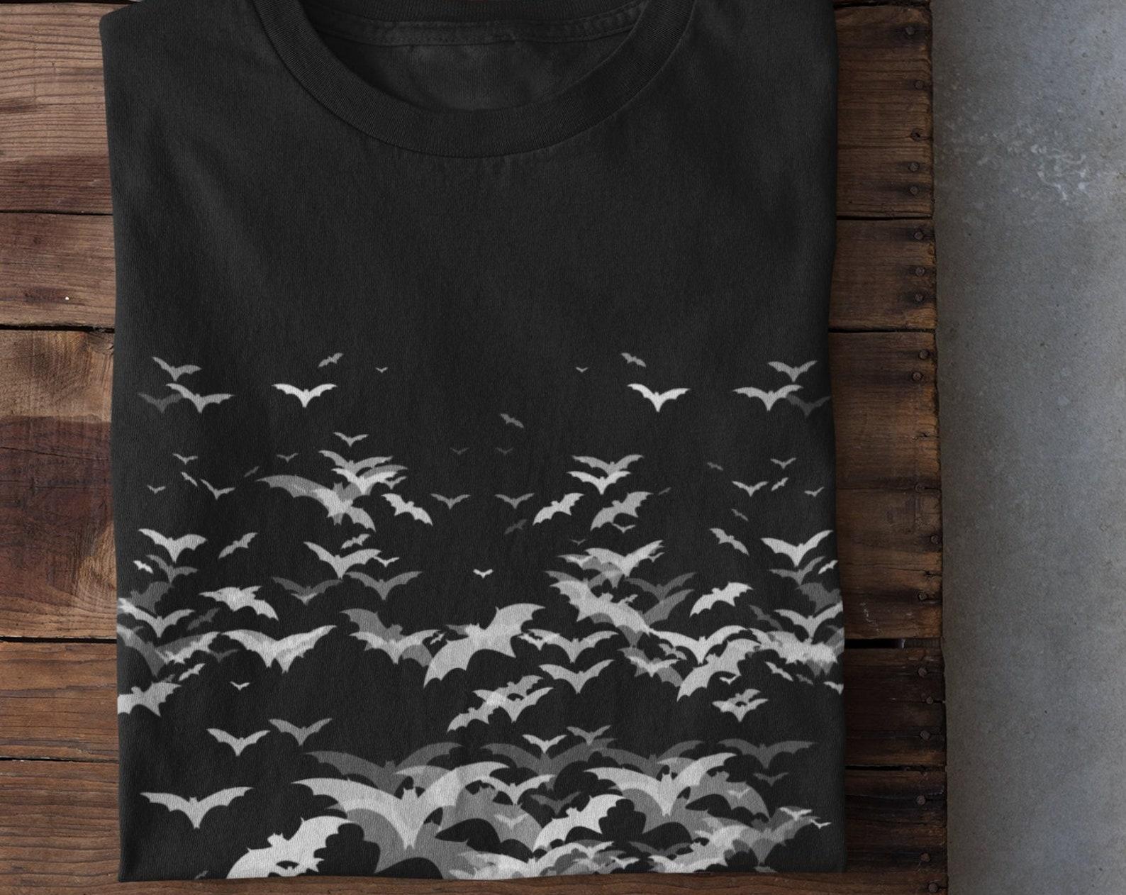 Bat Shirt,Witchy Clothing,Alt Clothing,Goblincore Clothing,Witchy Stuff,Nature Shirt,Dark Cottagecore,Grunge Clothing,Pastel Goth Clothing S
