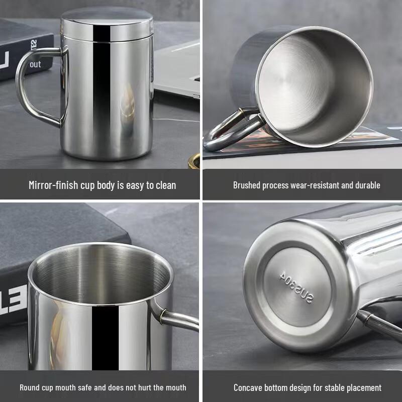 Children's Stainless Steel Mug with Lid