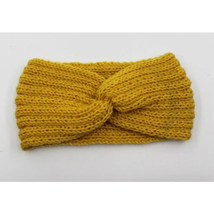 Winter Warmer Ear Knitted Headband Turban For Lady Women Elastic Wool Hairband Wide Stretch Headwear Headwrap Hair Accessories