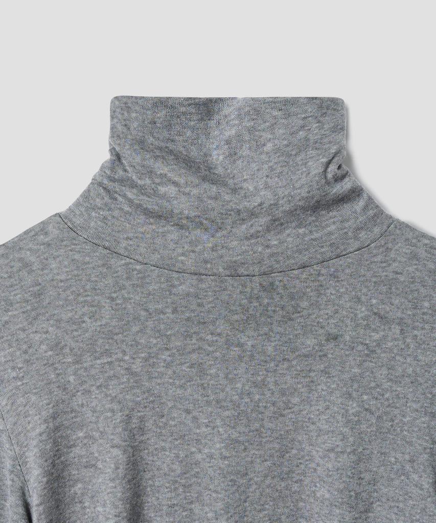 TTUDEMENT Basic Roll-Neck Pullover_Grey