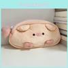 Pink Soft Pig Pen Organizer With Large Capacity For Girls And Teens