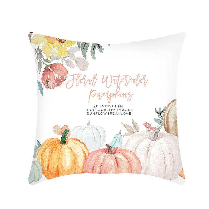 Feiertag Thanksgiving Kissenbezug Plüsch Bedruckt Sofa Wohnzimmer Bett Büro Kissenbezug Enthält keinen Kissenkern