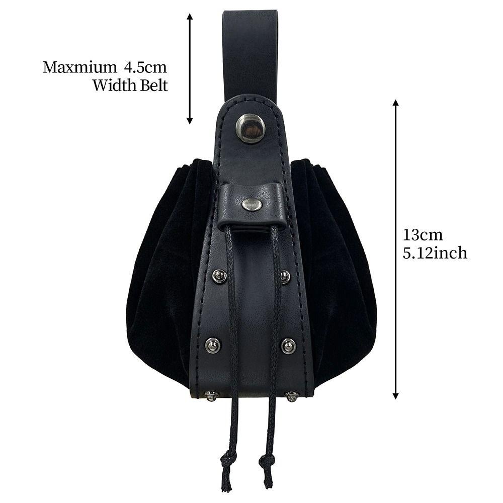Hochwertige aufhängbare Gürtel-Hüfttasche mit Kordelzug Design Wikinger Mittelalterliche Hüfttasche Vintage Tragbare Bauchtasche