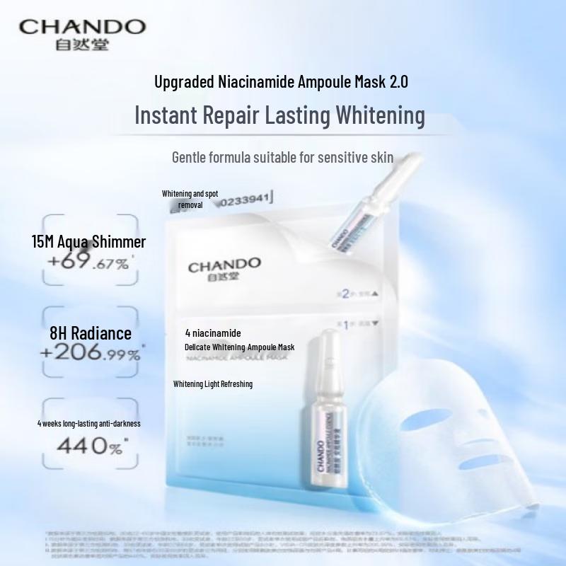 CHANDO Niacinamide Brightening Ampoule Mask
