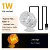 LED Submersible Fish Tank Spotlight, Waterproof Remote-Controlled Seven-Color Light for Aquatic Plants, Small Aquarium and South American Landscaping.