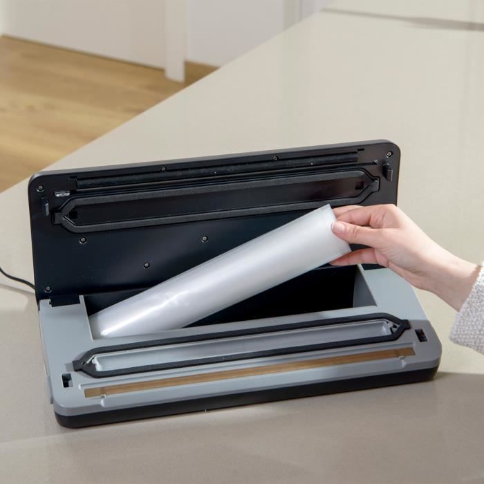 Food Vacuum Sealer - TAURUS - Vac 6000 - 90W - 3 In 1 - Touch Panel - Anti-Blockage Valve