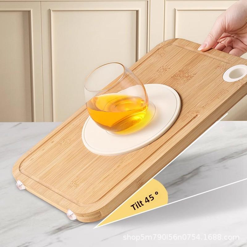 Thickened Soft Rubber Heat-Resistant Mat for Kitchen and Home Use, New Chinese Style