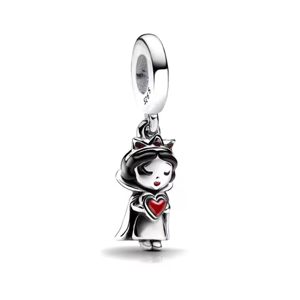 New Stitch Charm Beads 925 Silver Fit Bracelet Cartoon Character Pendant DIY Jewelry For Women Girls