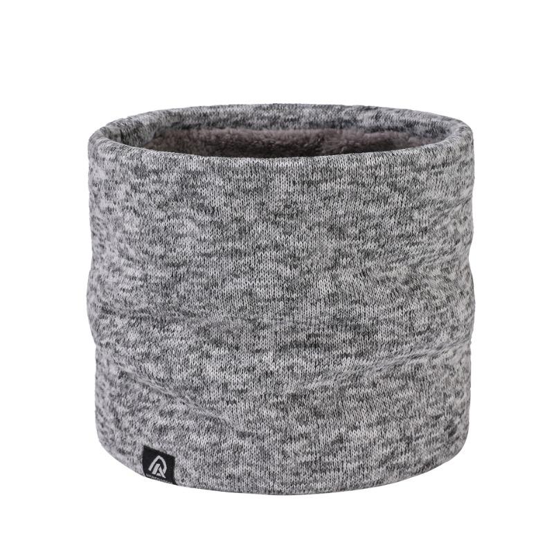 Winter warm neck scarf women's turtleneck wool new versatile men's scarf knitted velvet neck cover