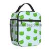 Cute Frog Lunch Bag for Women Boys Girls Portable Lunch Box Reusable Cooler Tote Bag for Office Work School Picnic Beach Travel