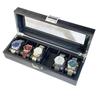 Additional Velutinous Lined Watch Storage Case Secure Metal Grip Plan For Jewelry Display And Travel