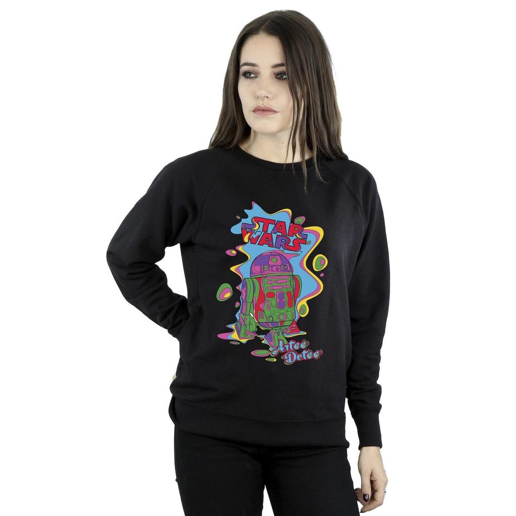 STAR WARS Womens/Ladies R2D2 Pop Art Sweatshirt