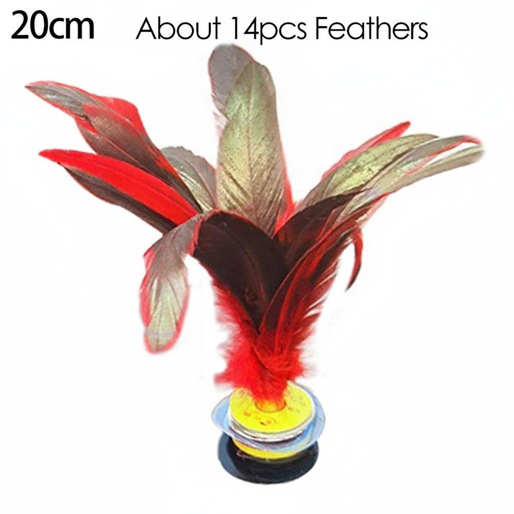 New Colorful Feathers Kick Shuttlecock Chinese Jianzi Foot Sports Outdoor Toy Game Entertainment Foot Kick For Physical Exercise