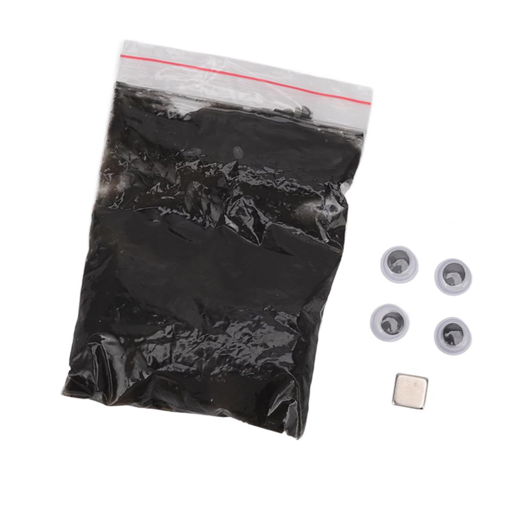 Magnetic Putty High Stretch Safe Resin Magnetic Bouncing Mud Stress Relief Toys with Magnet Black