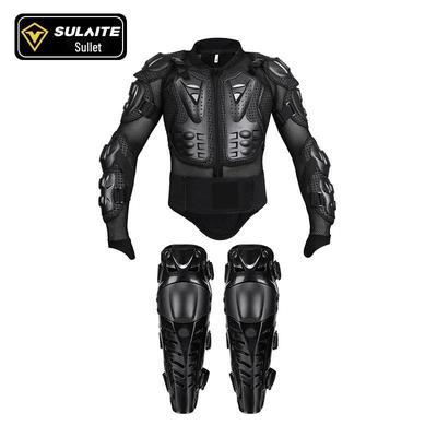Speedlight Motorcycle Armor Set: Trail Rally Jacket & Knee Pads
