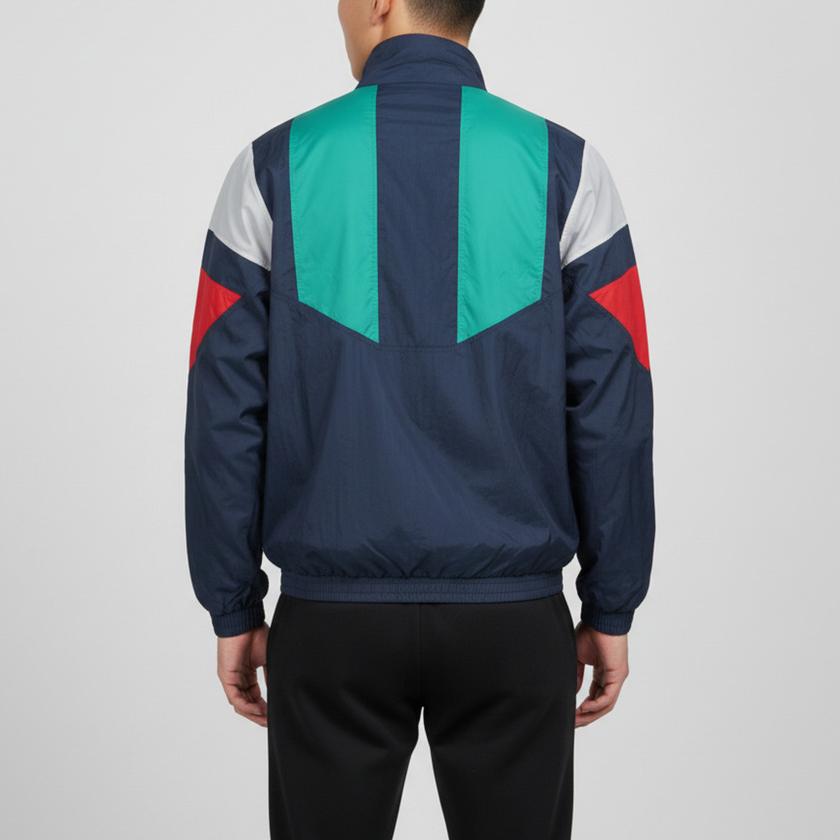 adidas Originale Figc Eqt Bloc de Culori Guler Înalt Fermoar Simplu Mânecă Lungă Jachetă Jachete Bărbați KG2595