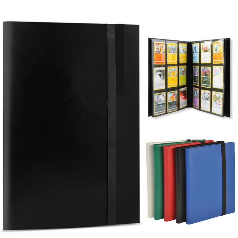 1PC Trading Card Collector Holder 4/9/12-Pocket Binder Portable Storage Case Suitable for Game Cards Baseball Football Cards