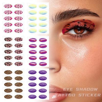 New Color Eye Shadow Tattoo Sticker Waterproof Non-toxic Temporary Tattoo Sticker