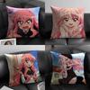Anime ZZero No TsukaimaS Cartoon Pillow Case Pattern Printed Pillowcase for Living Room Sofa Cushion Cover  Bedroom Decor