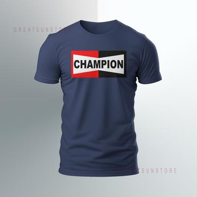 Champion Spark Plug Automotive Logo Funny T-shirt  Size S-5XL USA Unisex T-Shirt