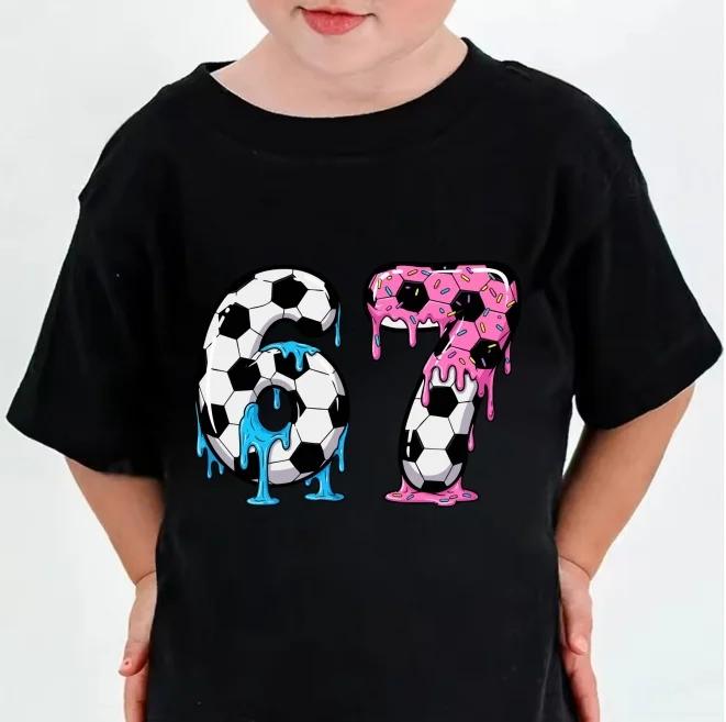 67 Menme Tshirt for boys girls funny digital pritins summer short sleeve tee comfortable tops streetwear fashion kids clothes
