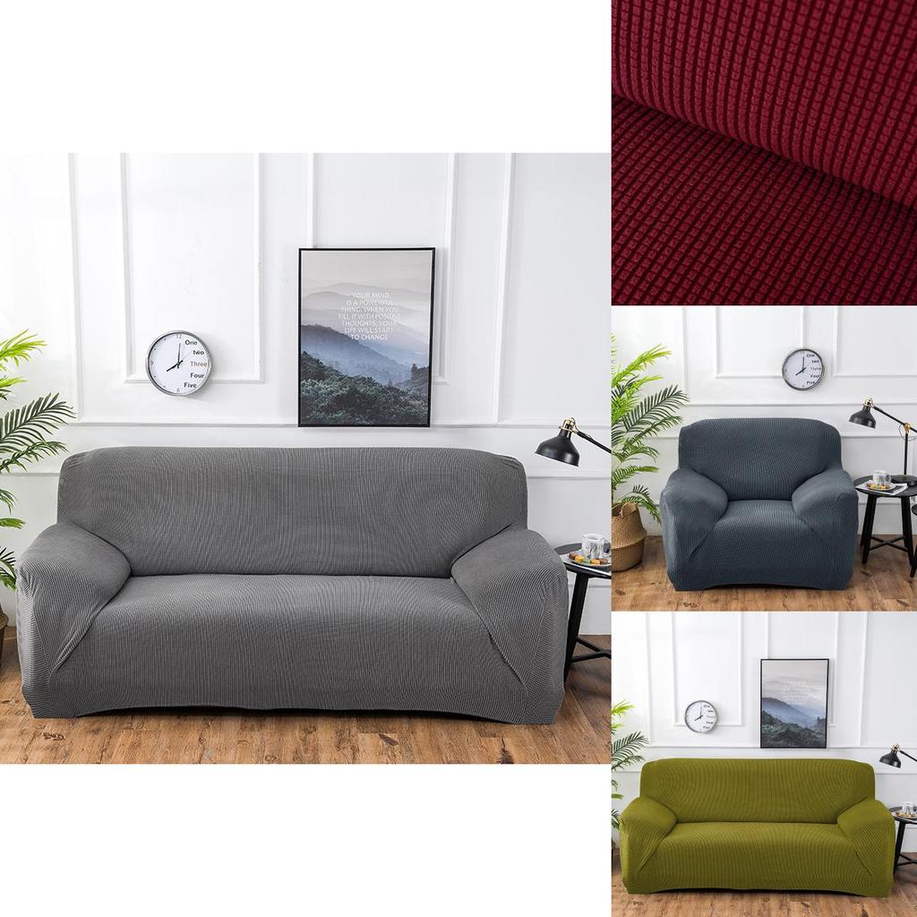 Weicher und strapazierfähiger Stretch-Hussenbezug für Heimstuhl, Sofa für 1/2/3/4 Sitzer Couchschutz