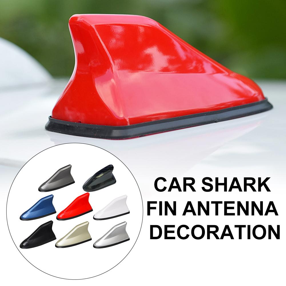Car Antennas Shark Fin Antenna Auto Radio Signal Aerials Roof Antennas For Universal Car Model Car Styling M5E0