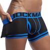 Boxer Briefs JOCKMAIL Brand Men's Underwear Breathable Nylon Mesh Spliced Soft Cotton Underpants Low Waist Sports Men's Trunks