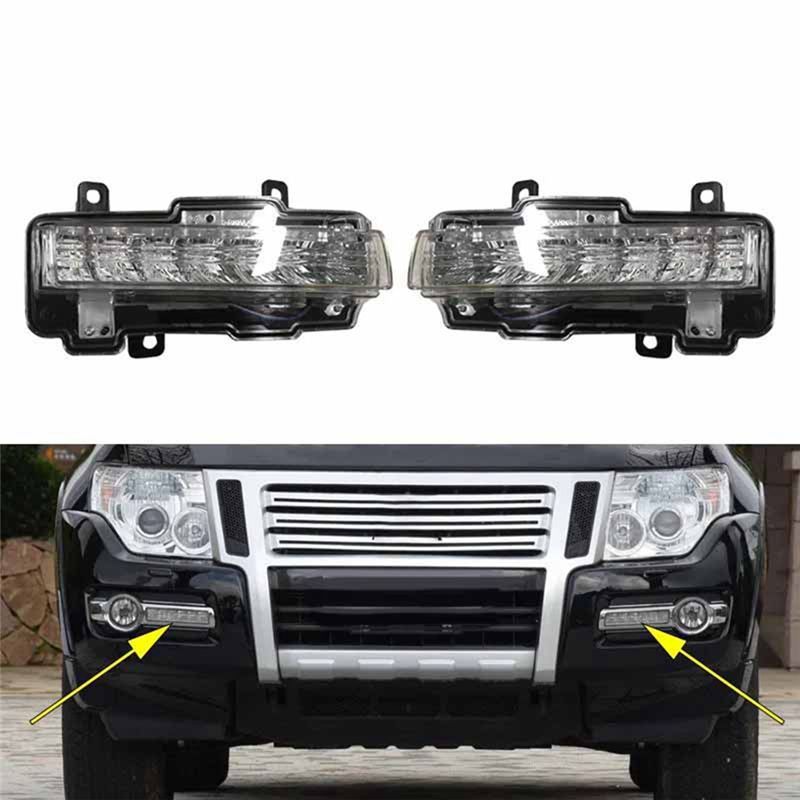 Automobile Daytime Running Lights, Turn Signals, Bumper Fog Lights For Mitsubishi Pajero Montero 8312A020 B Parts