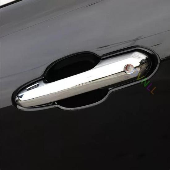 Chrome Car Door Handles Cover Trim 4pcs For Toyota RAV4 2019-2023
