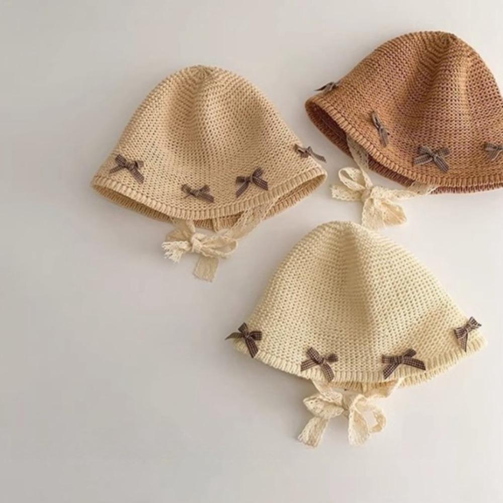 Sun Protection Children Panama Caps Foldable Baby Sun Hat Cute Bow Straw Hat