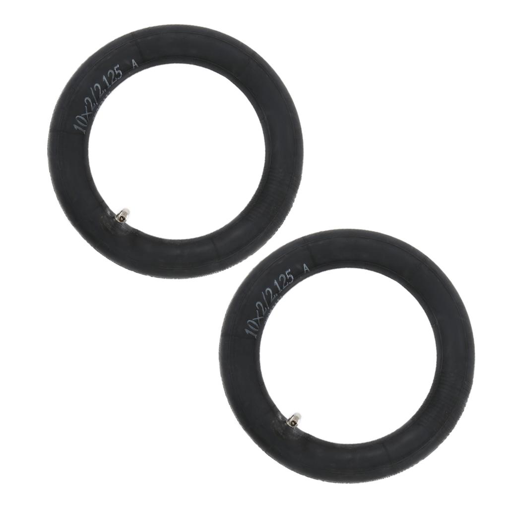 Pair of 10x2in Mini Bike Wheel Inner Tubes for 10x1.90 1.95 2 2.12 2.25 Bike Baby Stroller Scooter Tires
